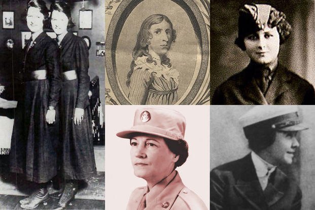 The first women from each military service. 