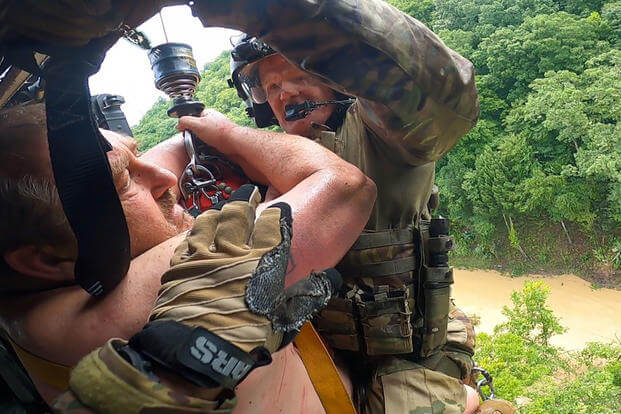 Kentucky National Guard soldiers and airmen aided in flood relief efforts