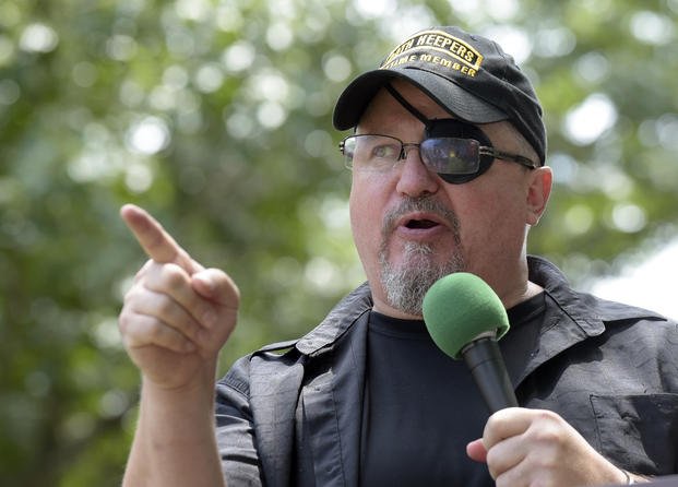 Stewart Rhodes, founder of the citizen militia group known as the Oath Keepers speaks