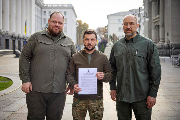 application for ''accelerated accession to NATO'' in Kyiv, Ukraine