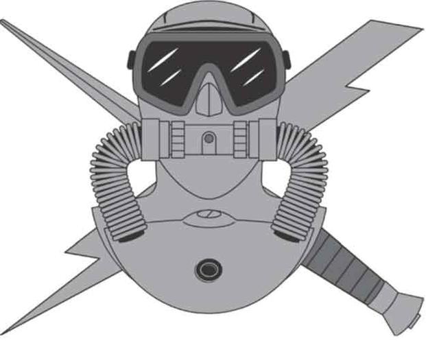 The Air Force Combat Diver badge. (U.S. Air Force graphic) The Air Force Combat Diver badge.