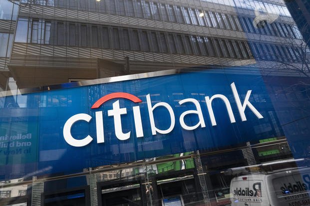 A Citibank office is open in New York.