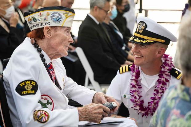 'Blackened Canteen' ceremony at the USS Arizona Memorial.