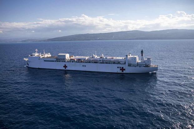 US Navy Hospital Suspends Care in Haiti After 19 Overboard