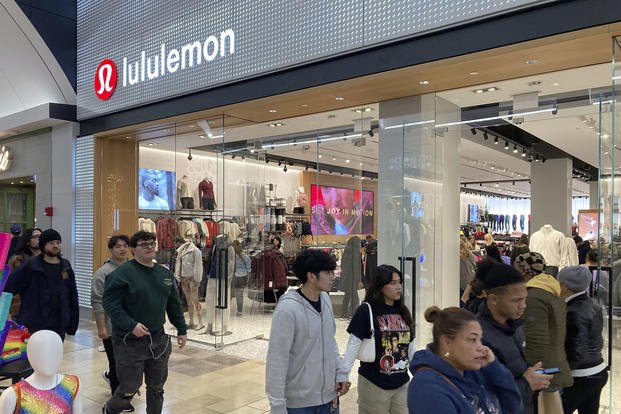 A Lululemon store is in the Westfield Garden State Plaza shopping mall in Paramus, N.J.
