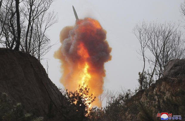 ballistic missile in North Pyongan Province, North Korea