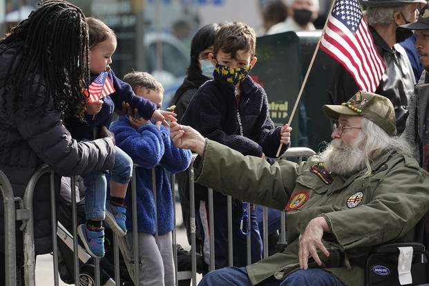 102nd annual parade Veterans Day Parade in New York.