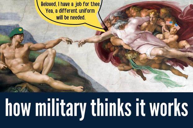An illustration from Michelangelo’s Sistine Chapel scenes from Genesis.