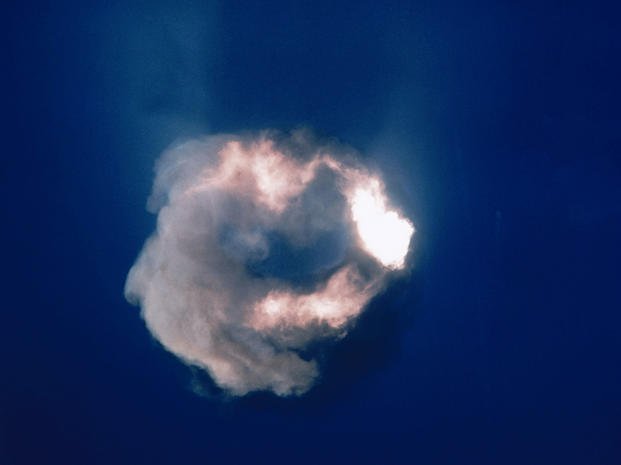 Rocket firing at the Nevada test site