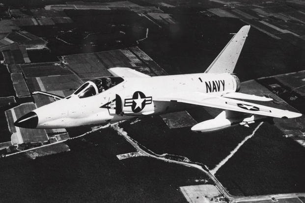 Test pilot Tom Attridge was at the controls of a F11F Tiger when he accidentally shot down his own plane on Sept. 21, 1956.