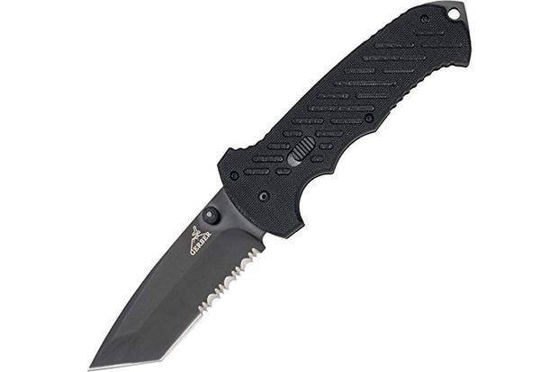 Gerber LMF 11 Infantry Knife - Black Inc. Leg Straps - KIT BAG PERTH - Kit  Bag