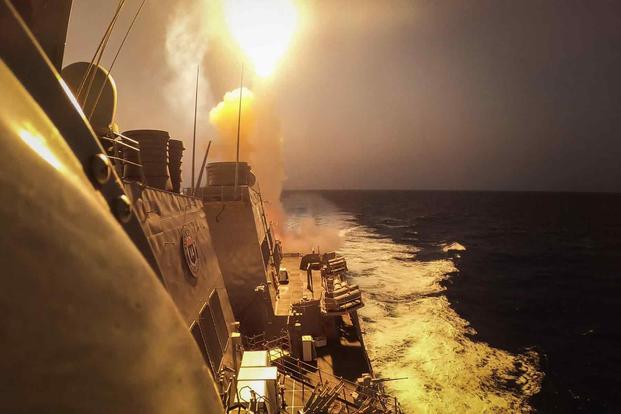 USS Carney defeats a combination of Houthi missiles and UAVs