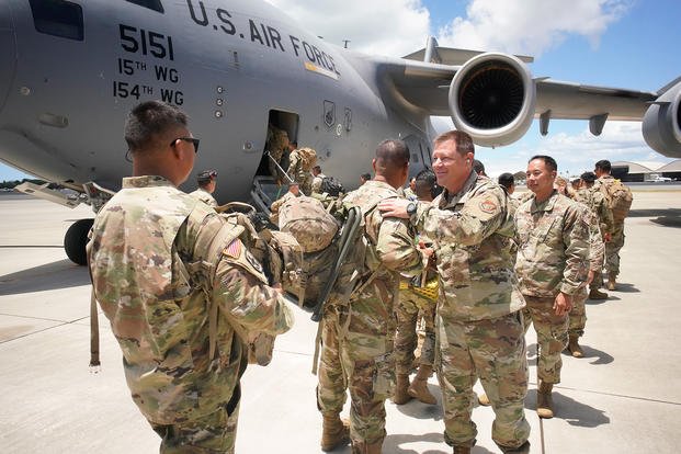 The Hawaii Air National Guard’s 204th Airlift Squadron provided airlift for about 100 Hawaii Army National Guard soldiers, along with medical supplies and equipment to support the ongoing response to the wildfire that struck the Maui town of Lahaina.