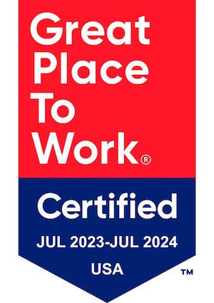 Great Place to Work Certified July 2023 - July 2024