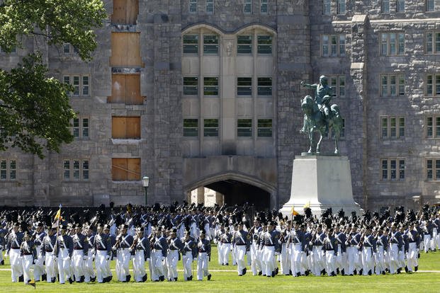 Parade Day at the U.S. Military Academy in West Point