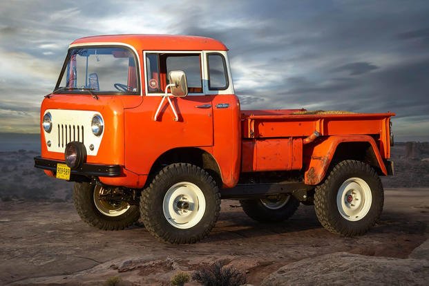 As the Jeep gained popularity, Willys developed spinoff variants such as this FJ-150 flat-nosed truck.