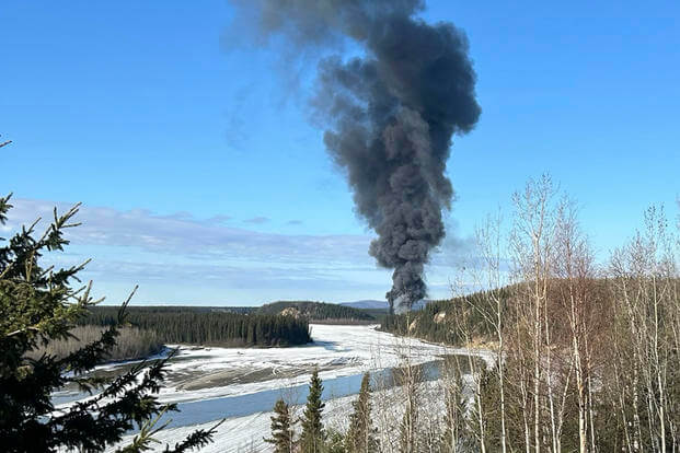 Witness Says Alaska Military Plane that Crashed Had Smoke Coming from Engine After Takeoff, NTSB Finds