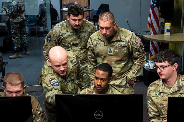 U.S. Space Force Guardians participate in the Moonlight Defender exercise