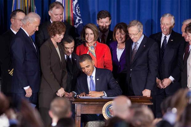 President Barack Obama signs the repeal of “don’t ask, don’t tell”