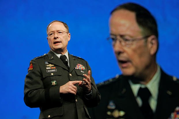 Lt. Gen. Keith Alexander at the RSA Conference in San Francisco in 2009