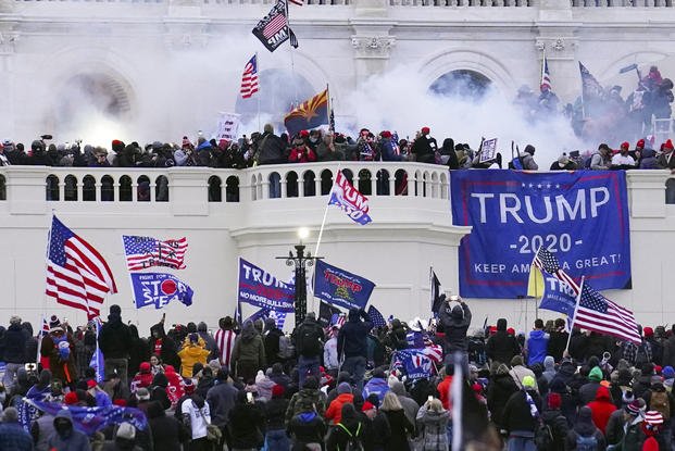 Rioters storm the West Front of the U.S. Capitol