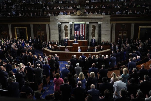 Joint meeting of Congress at the Capitol 