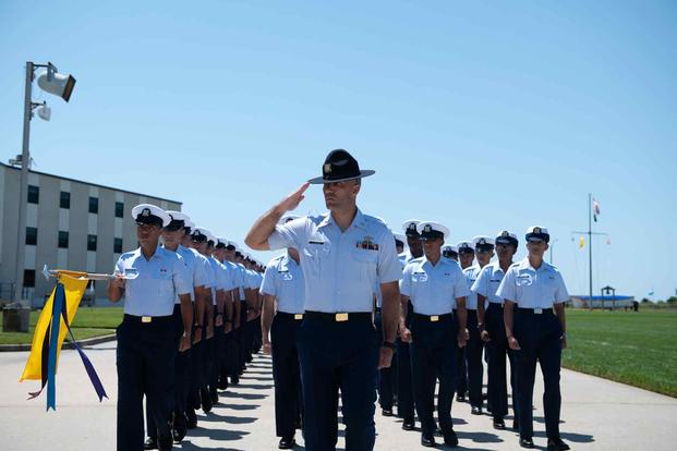 Recruits graduate Coast Guard boot camp