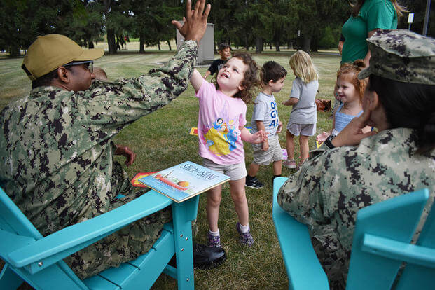 Preschoolers at the Child Development Center