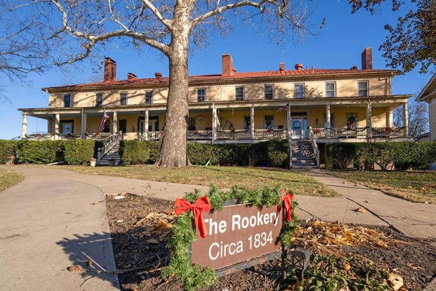 The Rookery, a barracks built circa 1830 at Fort Leavenworth, is believed to be the oldest continuously occupied home in Kansas. It will undergo major renovation as part of an $89.7 million restoration project. 