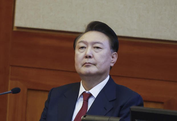 South Korea's impeached President Yoon Suk Yeol, attends the fourth hearing of his impeachment trial