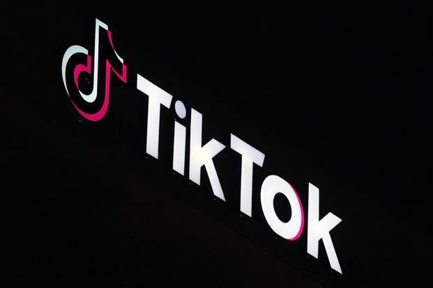 TikTok sign is displayed on top of their building in Culver City