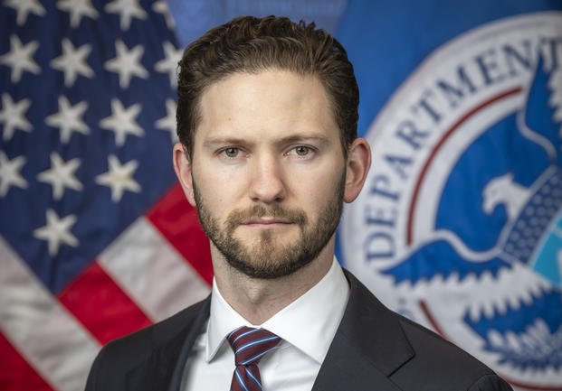 Philip Hegseth at DHS headquarters in Washington