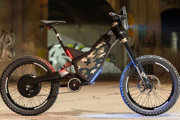 The weight of a mountain bike and the speed of a motocross bike – sounds like a winning combination. 