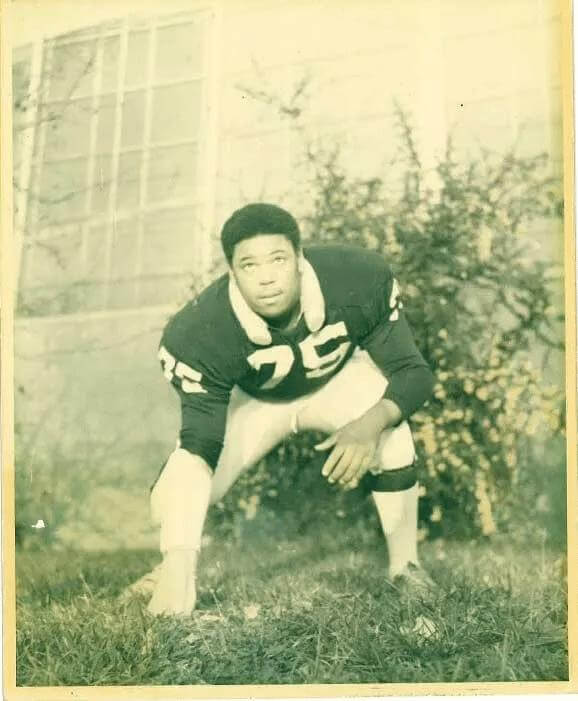The author, who had played football in high school and with a semipro team, had NFL dreams. (Photo courtesy of Larry Spencer)