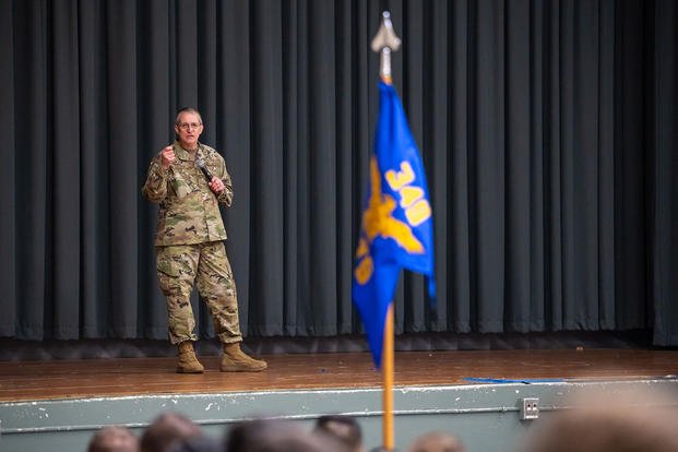 U.S. Air Force Maj. Gen. John Bartrum, Mobilization Assistant to the Surgeon General of the Air Force and Space Force, visited the 349th Medical Group on March 1, 2025, at Travis Air Force Base, California.