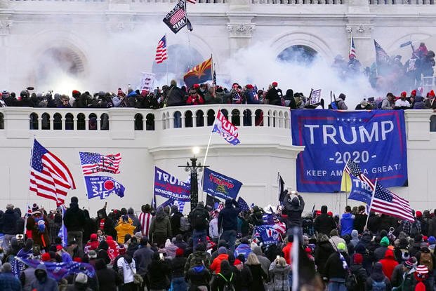 Rioters storm the West Front of the U.S. Capitol, Jan. 6, 2021