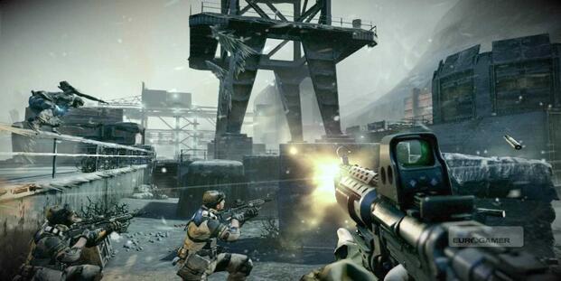 Shooting a gun in Killzone 3