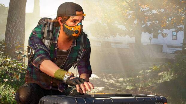 A character opening a loot box in Tom Clancy's The Division Heartland-1