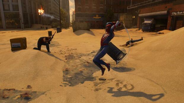 Fighting enemies in Marvel's Spider-Man 2