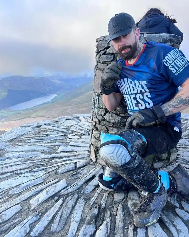 British Veteran Scales Two UK Peaks on Hands and Knees to Spread Suicide Awareness