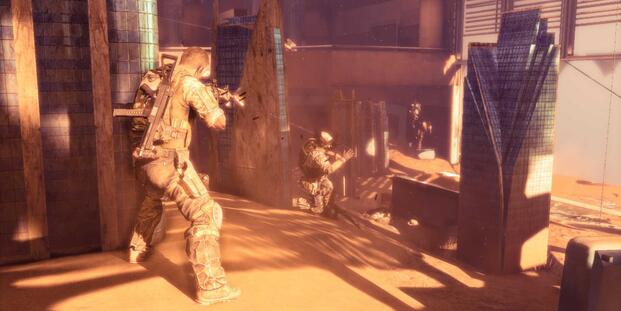 Shooting enemies in Spec Ops The Line