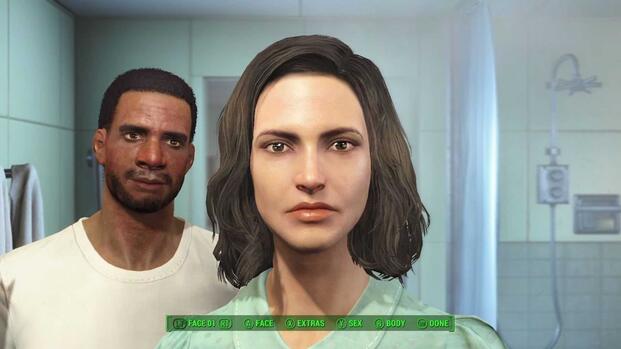 Customizing characters in Fallout 4 (2015)
