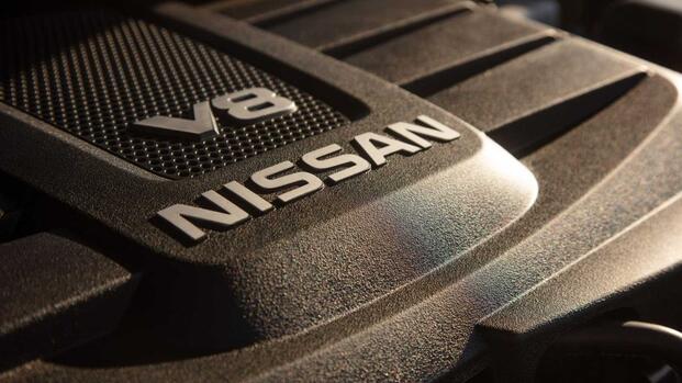 2020 Nissan TITAN Platinum Reserve engine badge