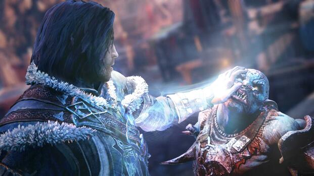 Touching an orc in Middle-earth Shadow of Mordor