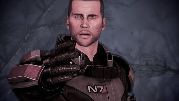Male Shepard in Mass Effect 3 (2012)