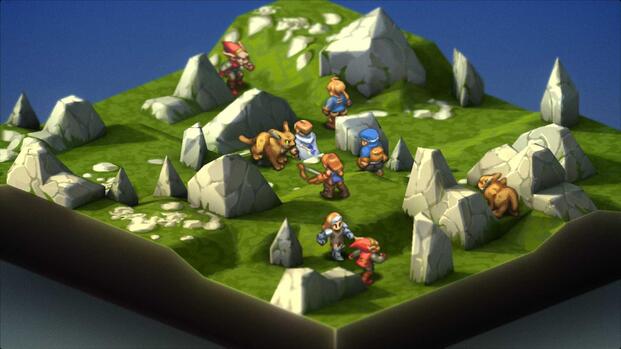 Shooting an arrow in Final Fantasy Tactics The Ivalice Chronicles