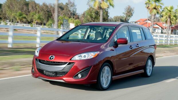 2012 Mazda 5 - front 3/4 angle