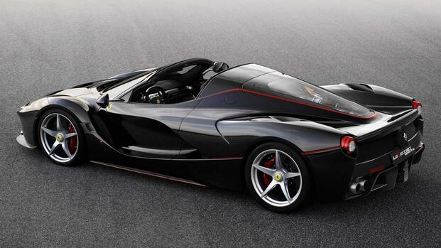 2017 ferrari laferrari aperta rear black