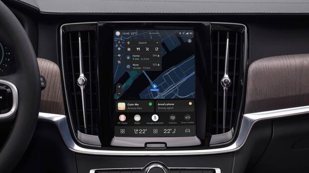 Volvo infotainment screen