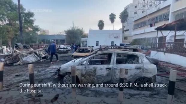 Aftermath Of A Deadly Blast At Gaza Hospital That Killed Hundreds ...